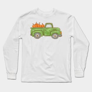 Pumpkin Truck Long Sleeve T-Shirt